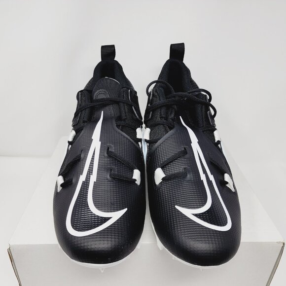 Nike Alpha Menace Pro 3 Mid Men's Size 11 Black Football Cleats CT6649-001 - Picture 3 of 10